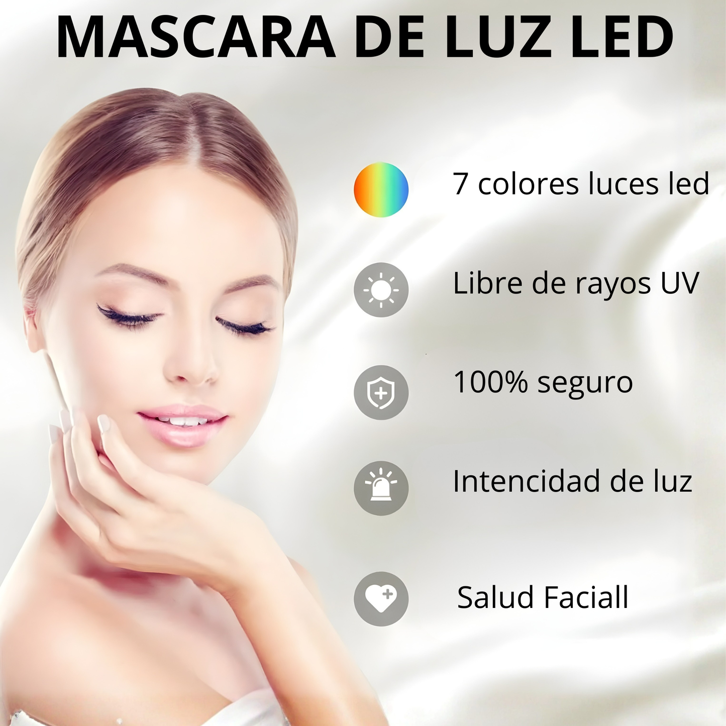 Máscara terapéutica para un rostro radiante.