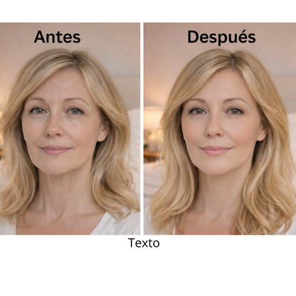 Máscara terapéutica para un rostro radiante.